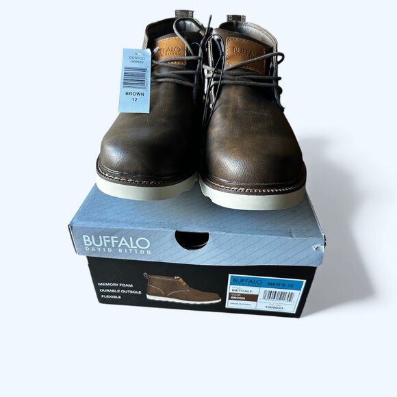 Buffalo by David Bitton Metcalf Men’s Casual Chukka Boot Brown Size 12 - Picture 2 of 7